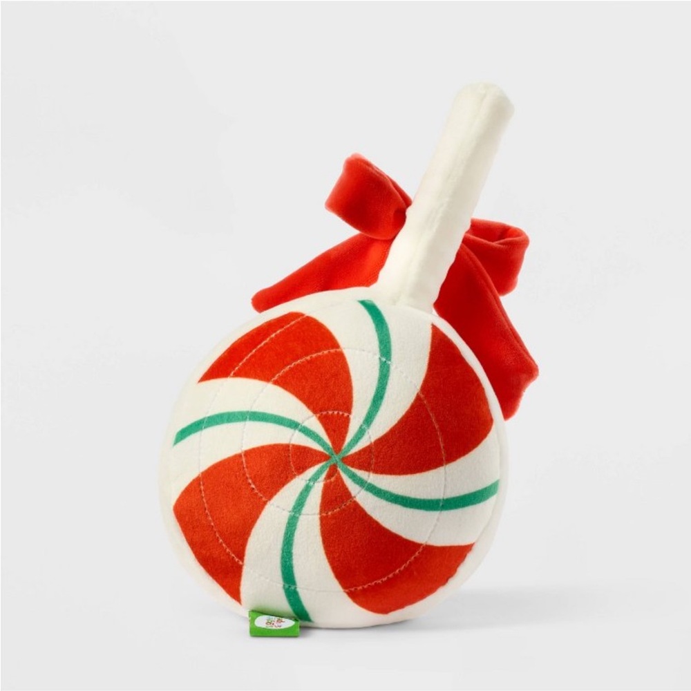 Gigglescape Peppermint Lollipop Plush 9” Christmas Stuffy - Picture 10 of 10